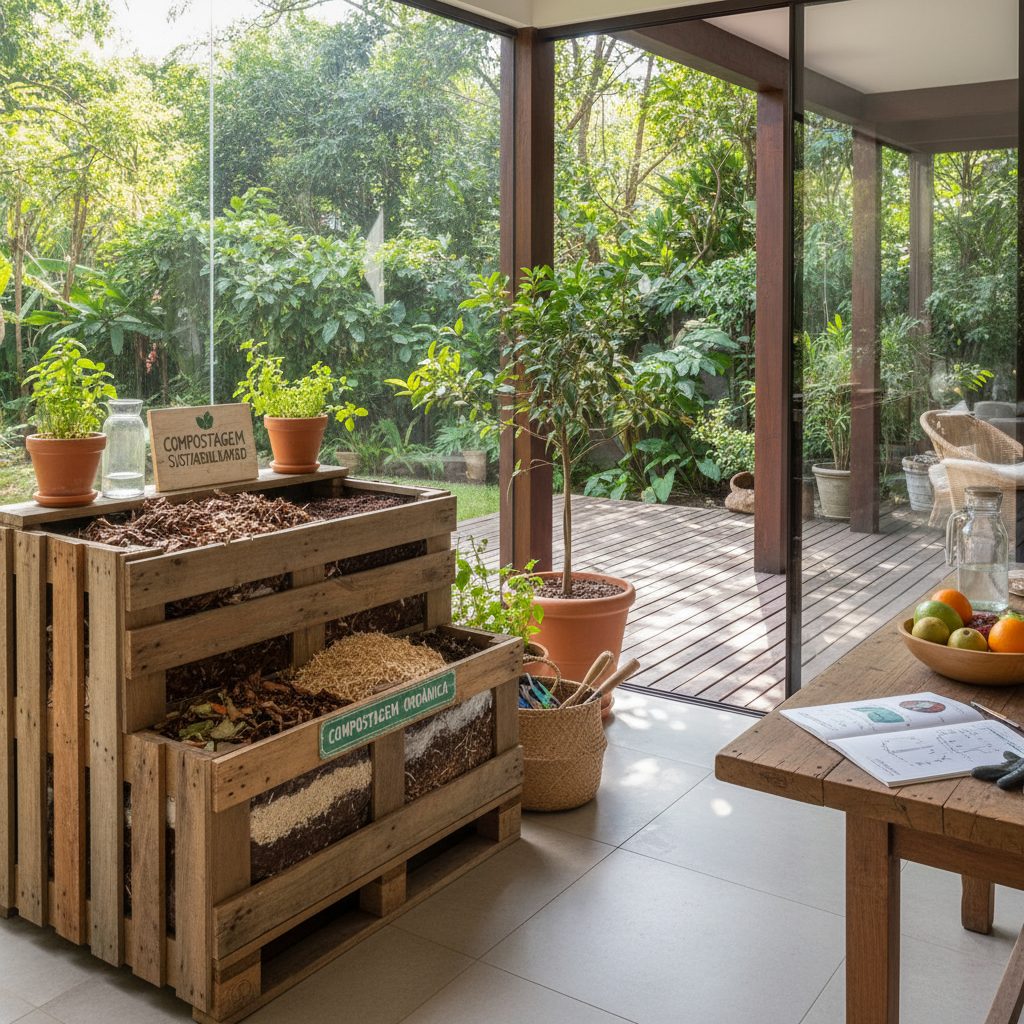Compostagem doméstica: como montar e manter sem cheiro — Casa & Jardim