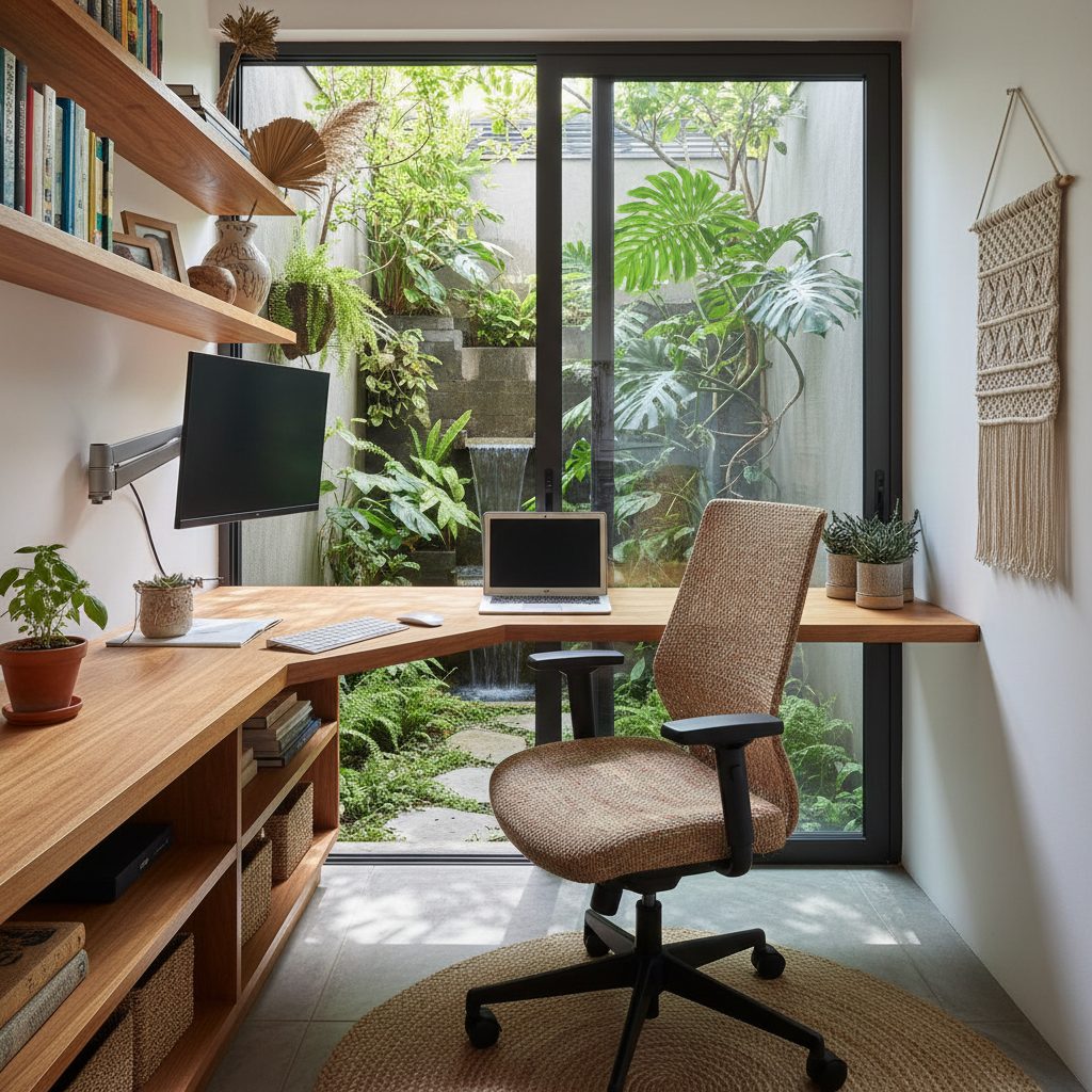Home office em casa pequena: 8 soluções de layout e ergonomia — Casa & Jardim