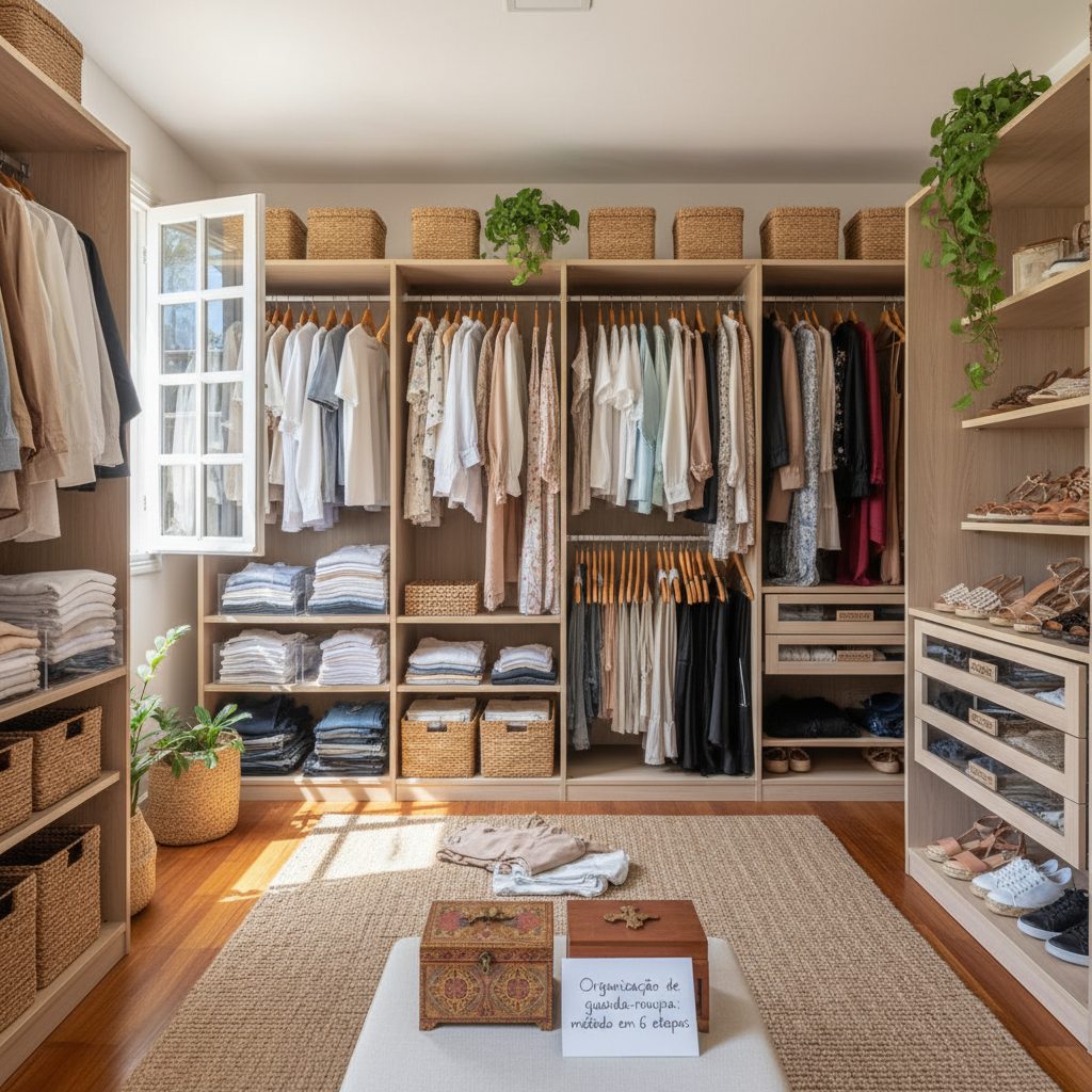 Organização de guarda-roupa: método em 6 etapas — Casa & Jardim