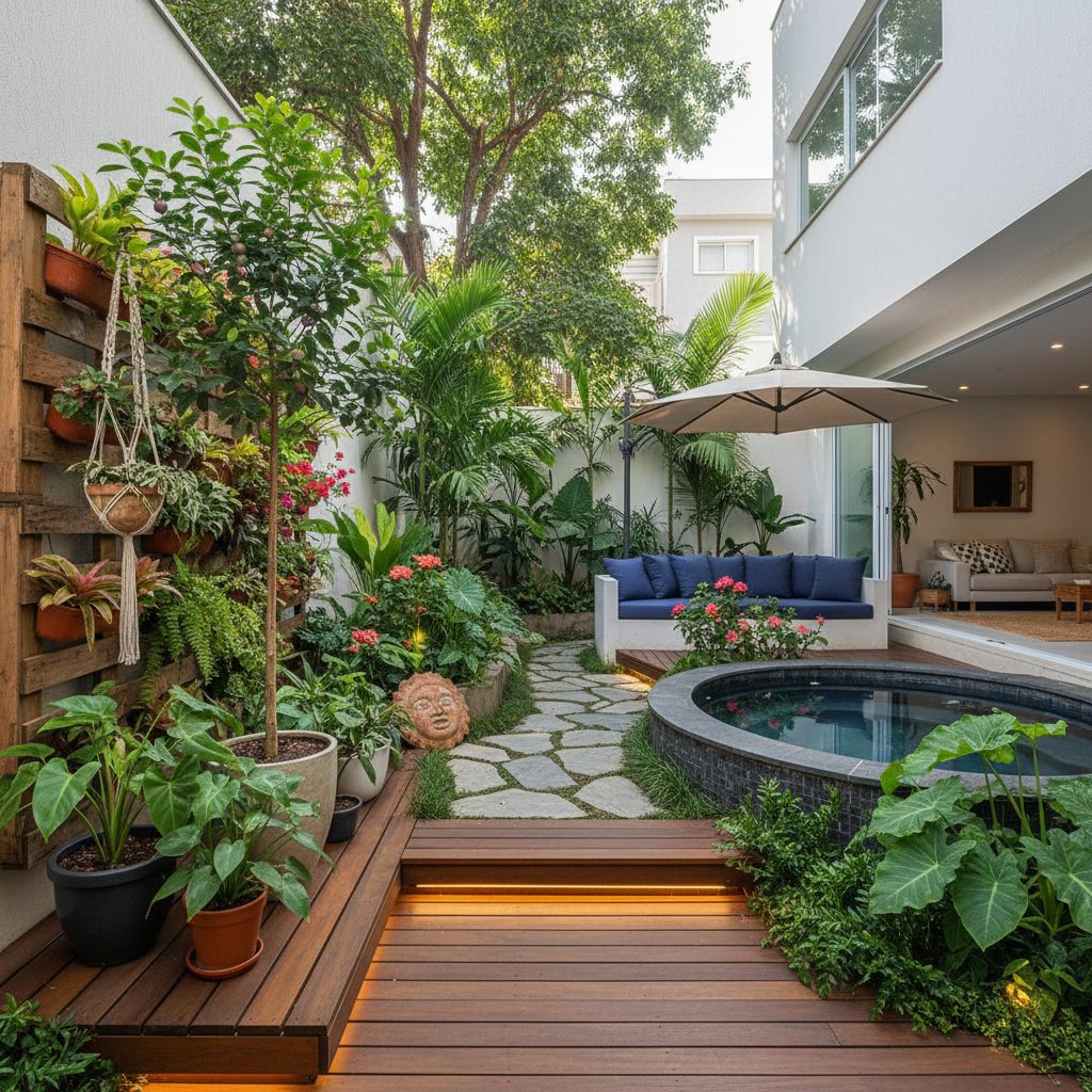 Paisagismo para quintal pequeno: projeto em 7 passos — Casa & Jardim